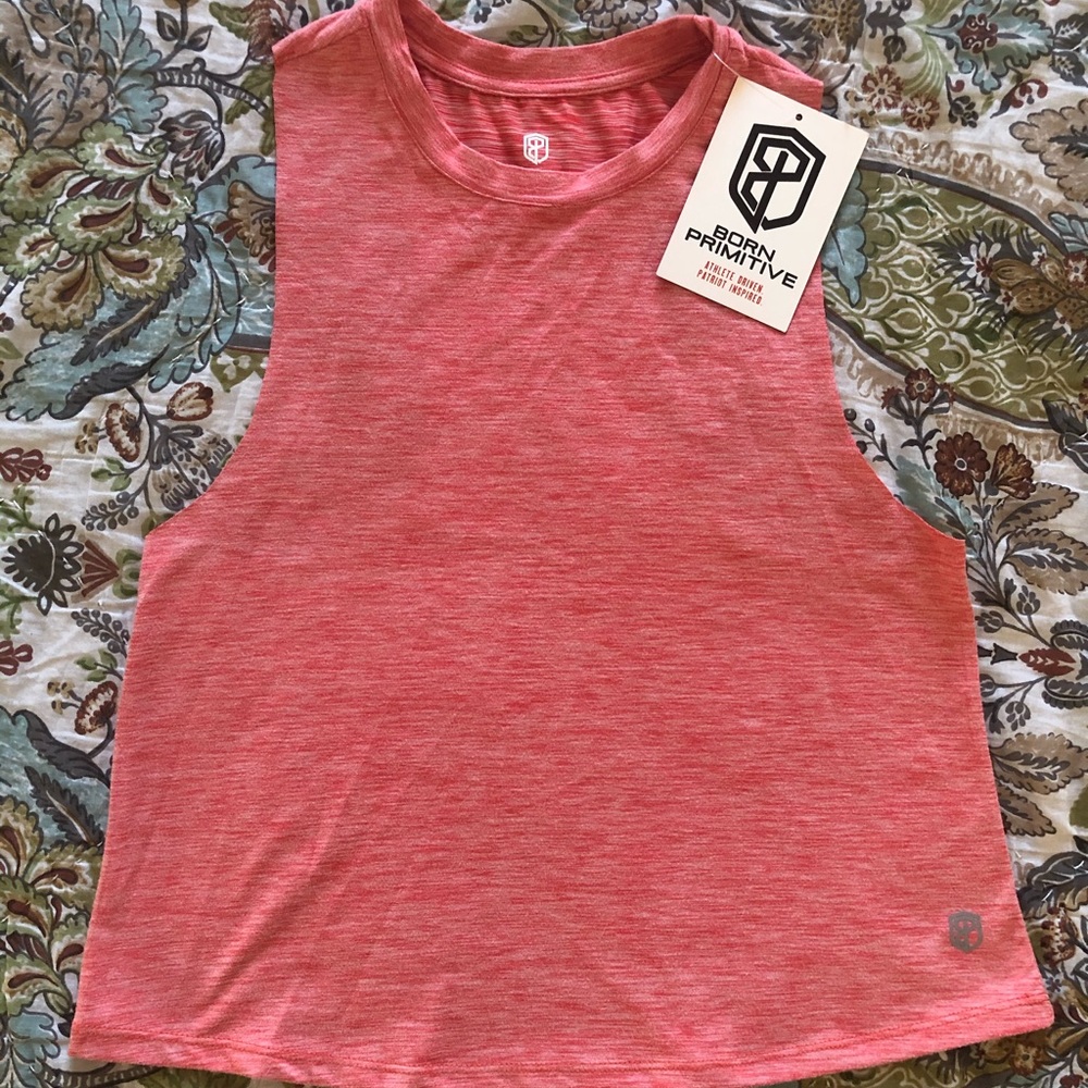NWT Born Primitive Elevate Crop 2.0 (Coral)